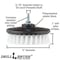 Drill Brush Power Scrubber By Useful Products 5 in W 5 in L Brush, White 5in-S-W-T-DB - alternate 2